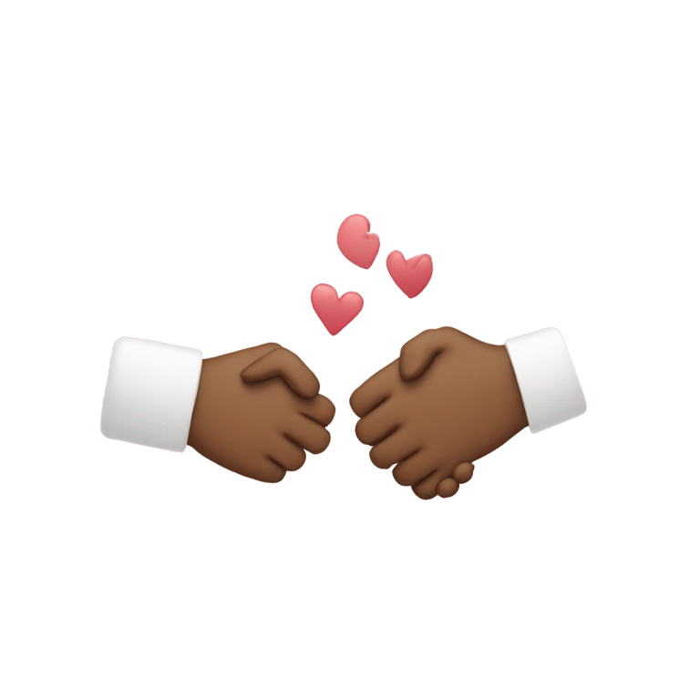 genmoji : holding hands, marriege vibe