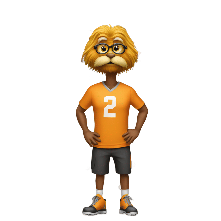 genmoji: Lorax football coach