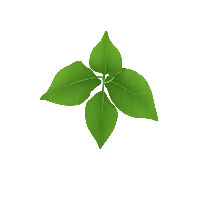 genmoji: konoha leaf symbol