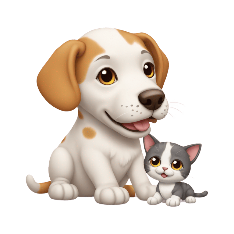 genmoji: Cat and Dog Have a Baby