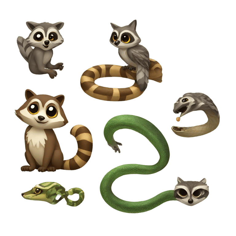 genmoji：🐻+🦅+🐍