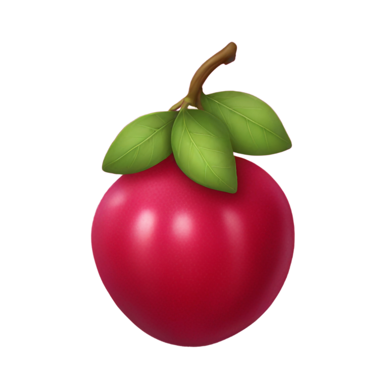 genmoji: Cerise fruit