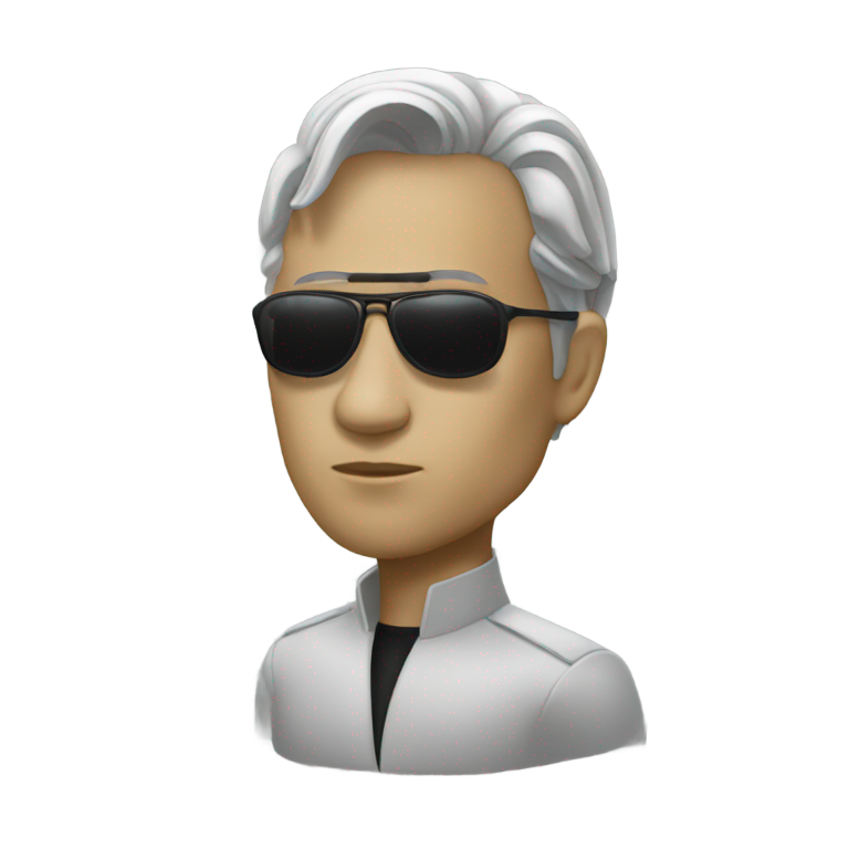 genmoji : Neo from Matrix