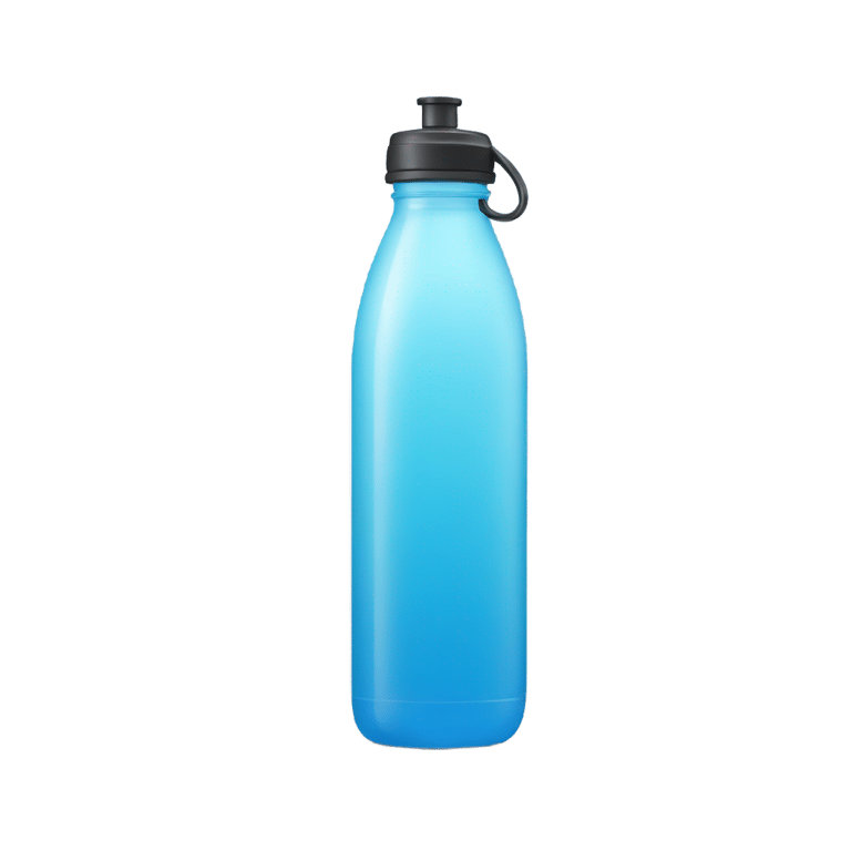 genmoji: Water Bottle (normal water bottle, no face, nothing crazy, just normal water bottle)