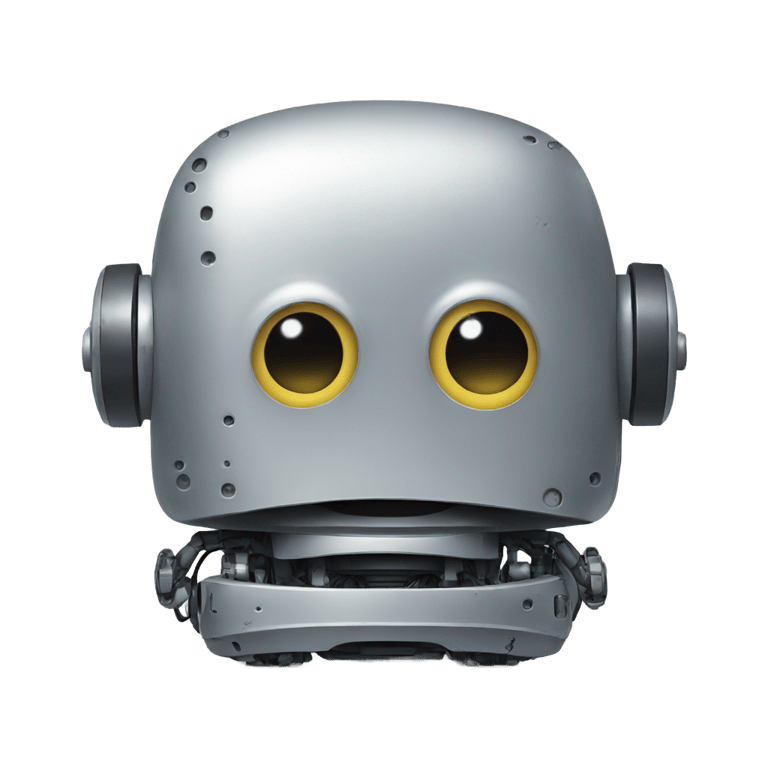 genmoji: Sad robot