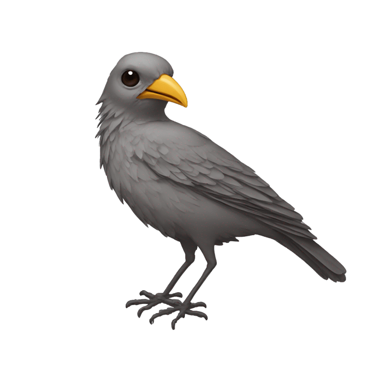 genmoji: a dead bird