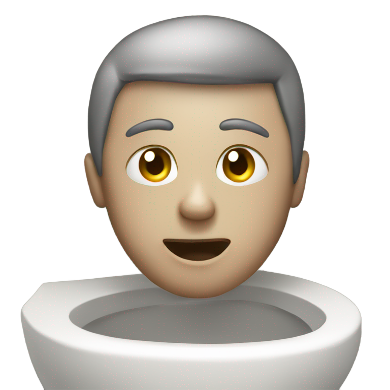 絵文字：トイレに誰かがいます。