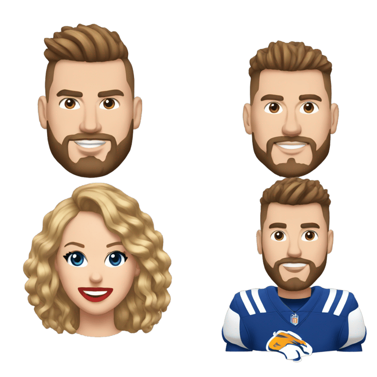 絵文字：0% Travis Kelce 0% Taylor Swift 100% Air