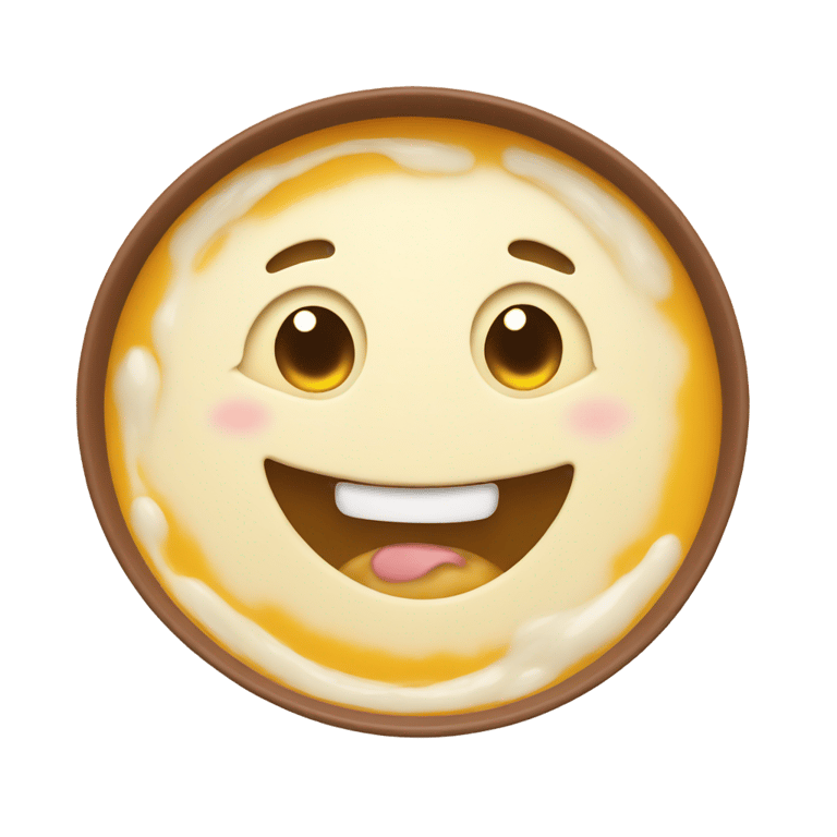 genmoji: Smiling soup