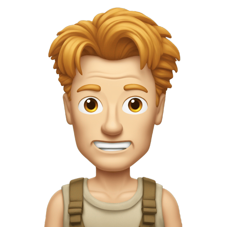 genmoji: conan o’brien wearing shorts