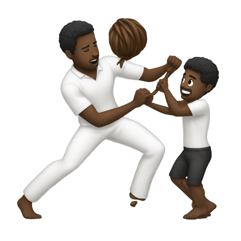 genmoji: black men being whipped by white