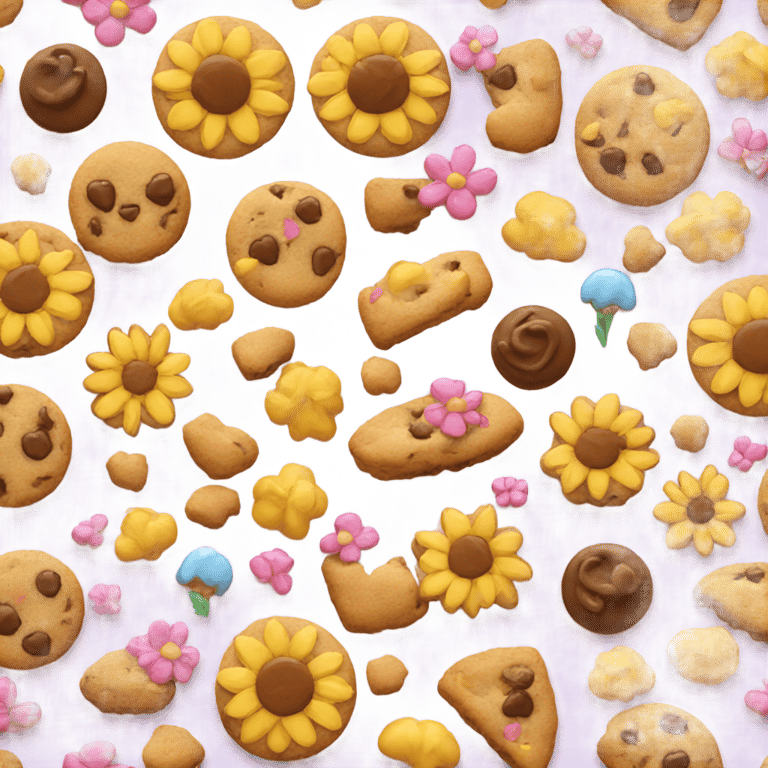 genmoji : 🍪🤍🌸🍫