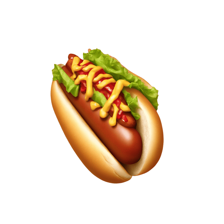 genmoji: Chilli hotdog