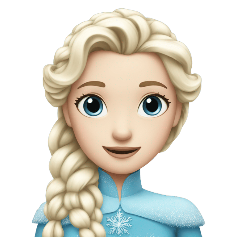 絵文字：a Swedish elsa