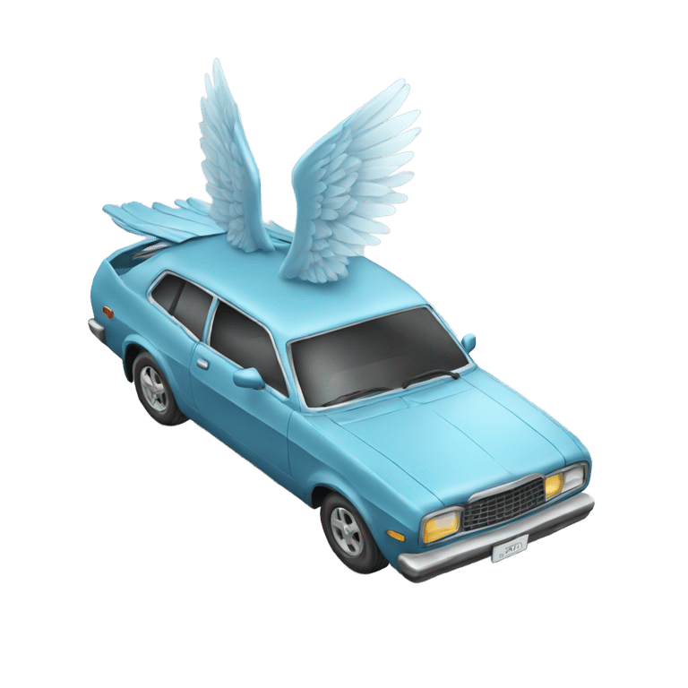 genmoji: car with wings