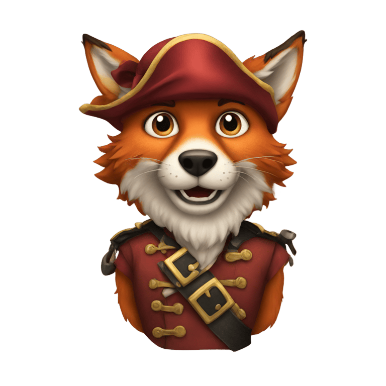 genmoji: foxy the pirate