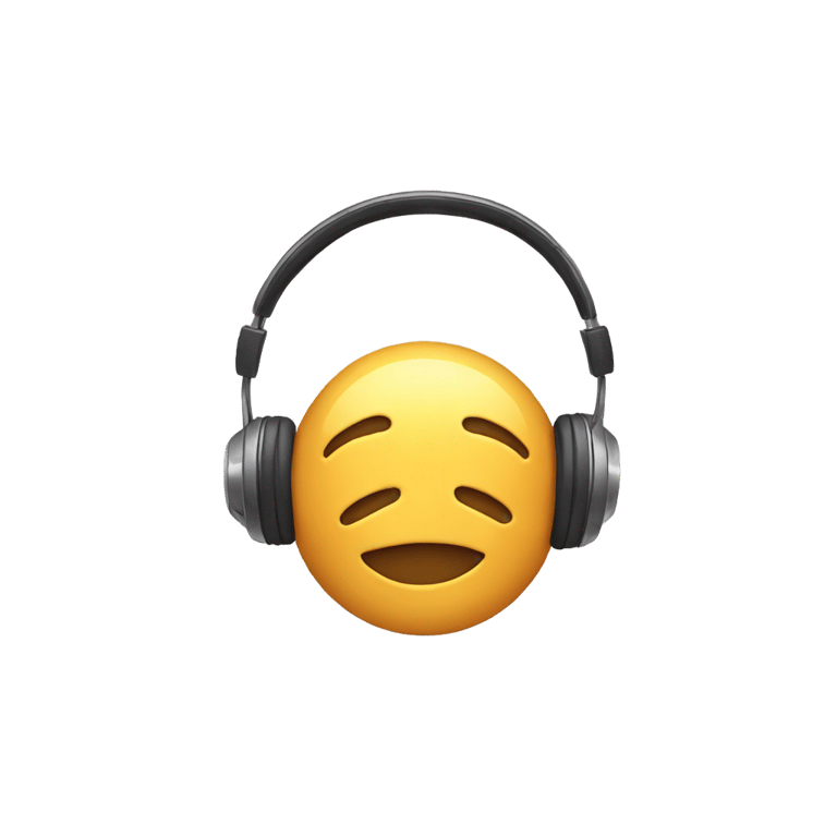 genmoji: Butt  with headphones