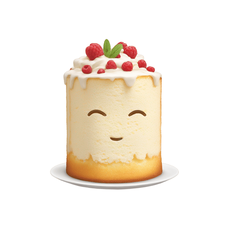 genmoji: Angel food cake