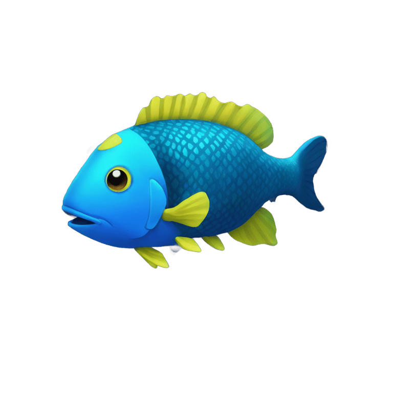 genmoji: Fish next to coral