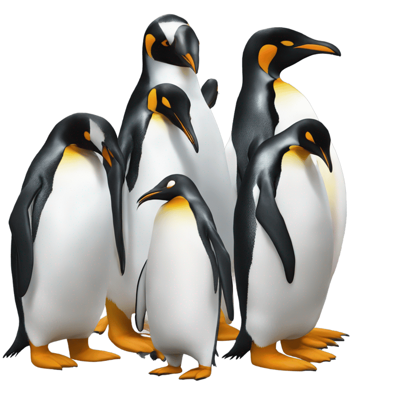 genmoji: Kowalski, Private, Skipper and Rico Penguins