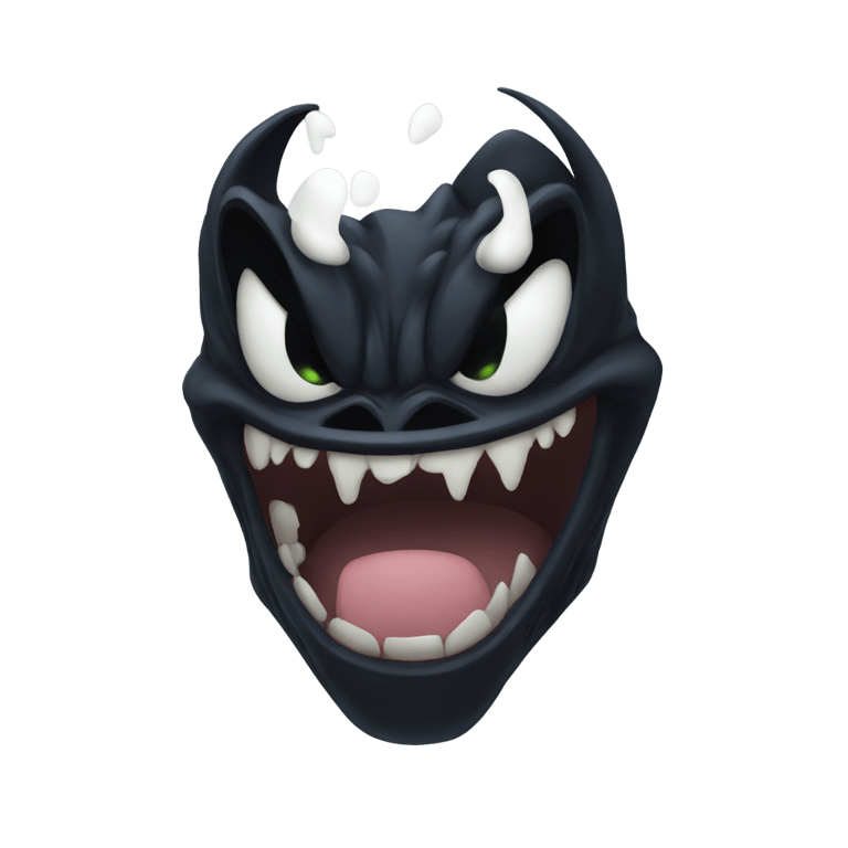 genmoji: venom face