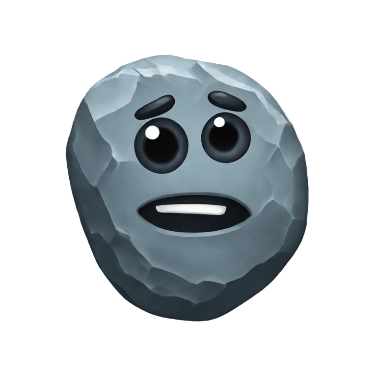 genmoji: a rock with stds