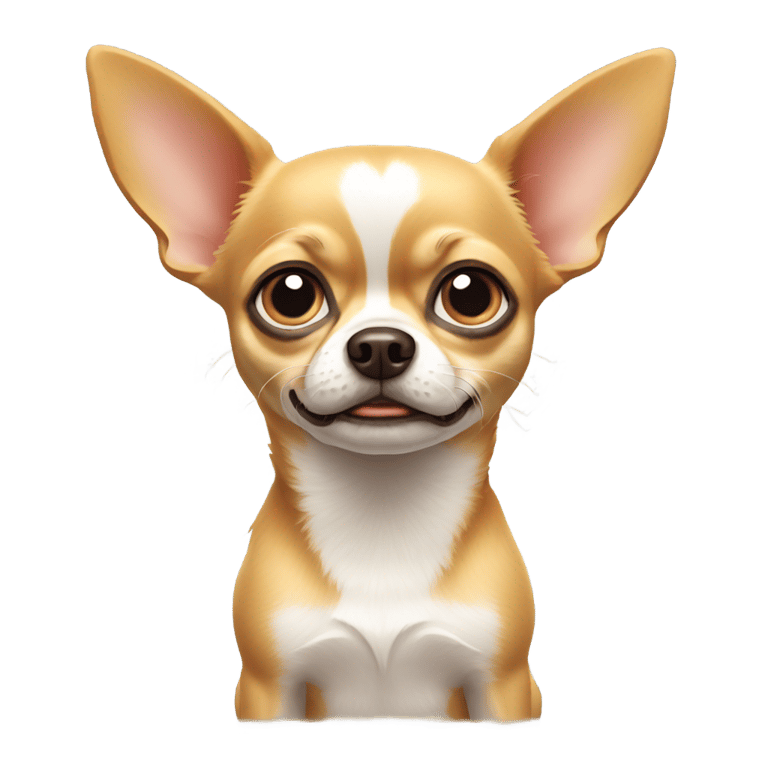 genmoji: shrugging chihuahua