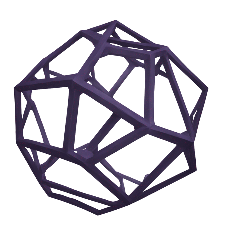 genmoji : dodecahedron