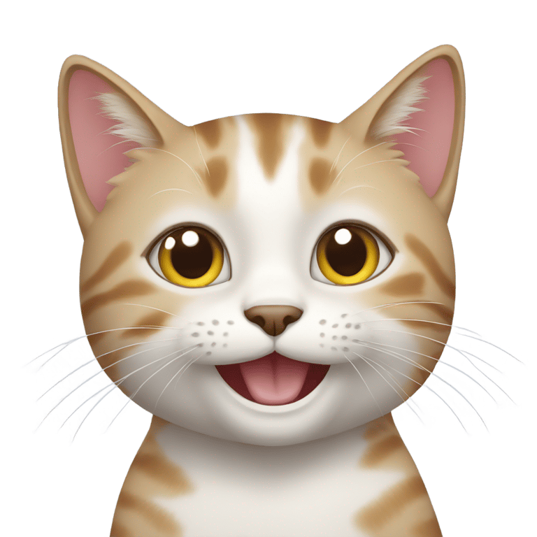 genmoji: happy cat