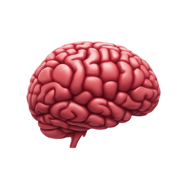 genmoji: A Red bull brain