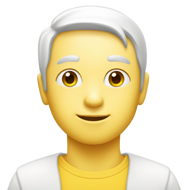 絵文字：White and yellow letter "G"