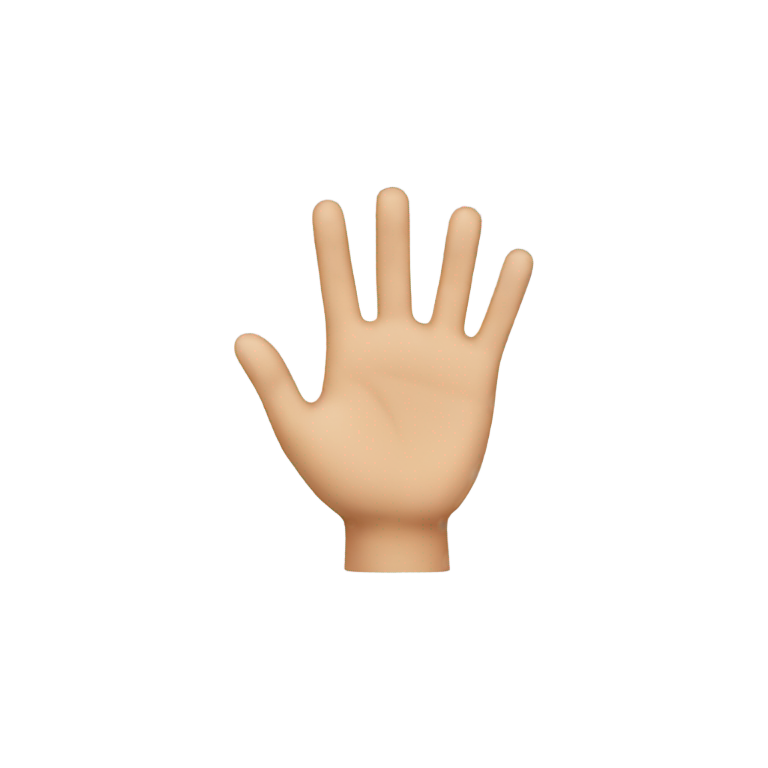 genmoji : Geste à trois doigts