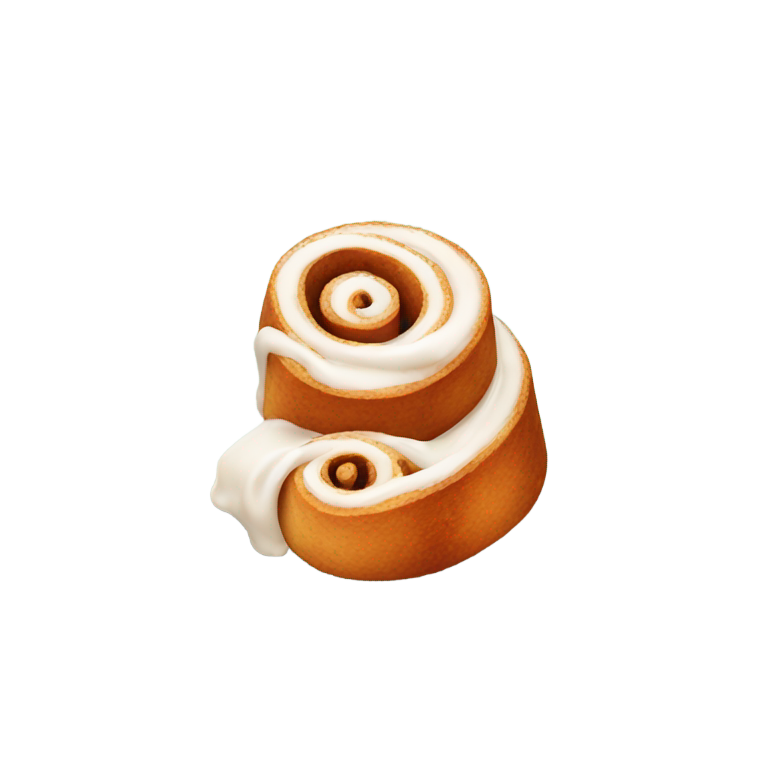 genmoji：带糖霜的肉桂卷
