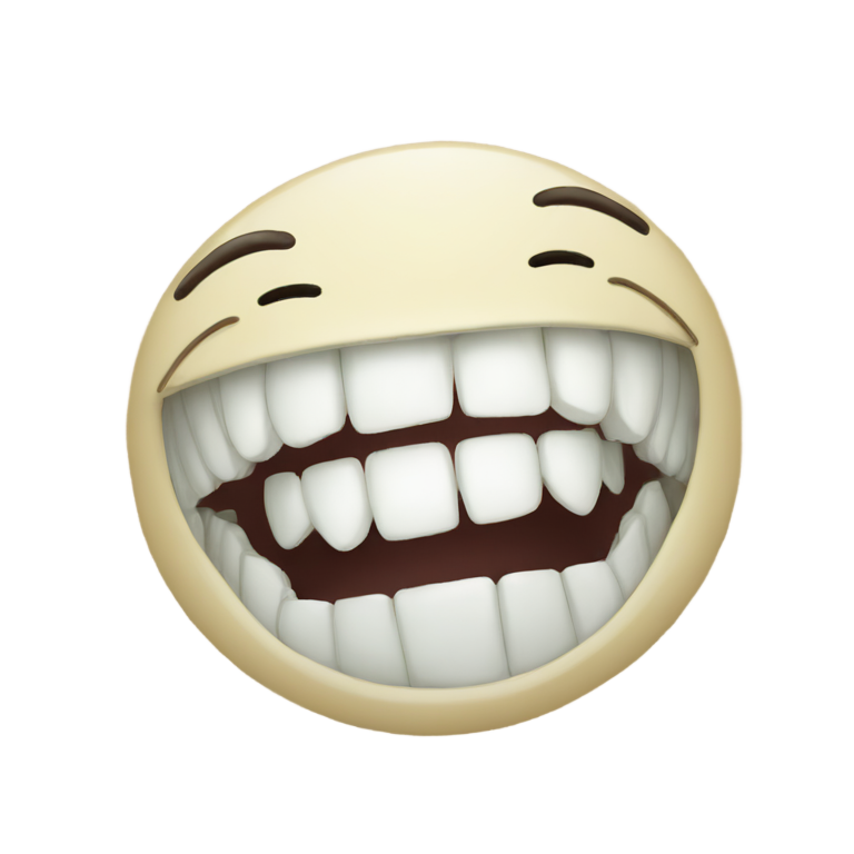 genmoji : Un million de dents qui sourient