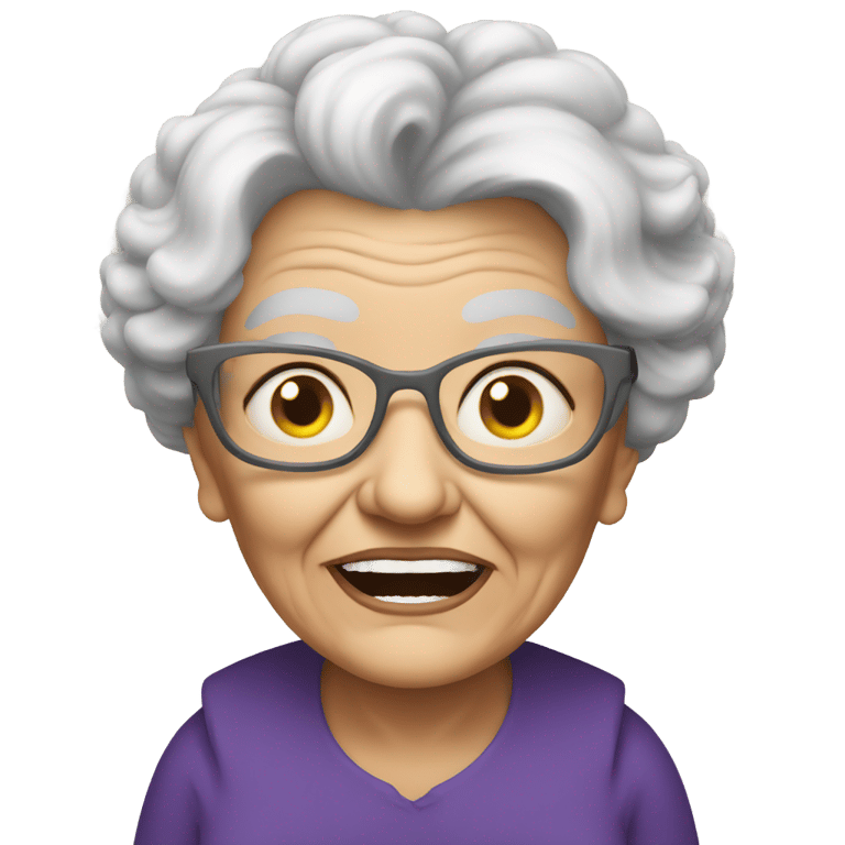 genmoji：super evil grandma