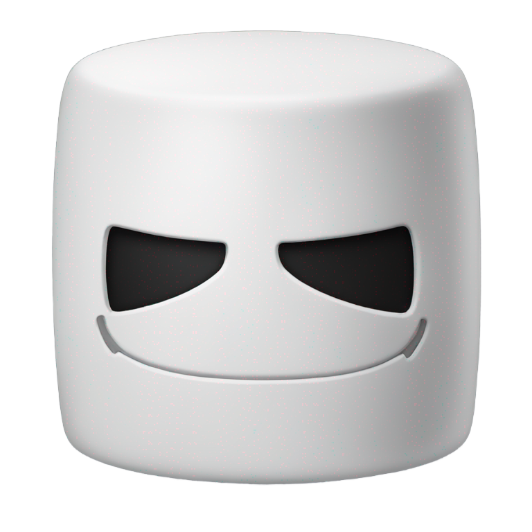絵文字：Marshmello in pacman
