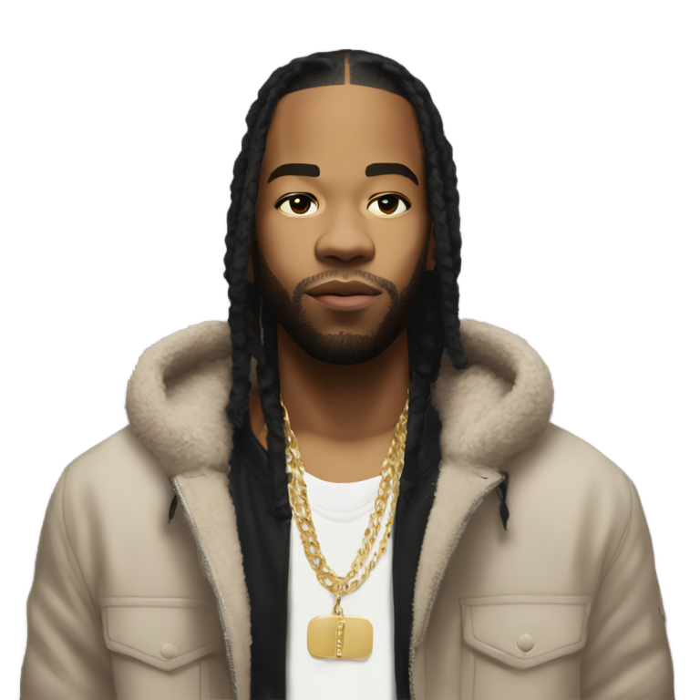 genmoji: Partynextdoor from party mobile album cover