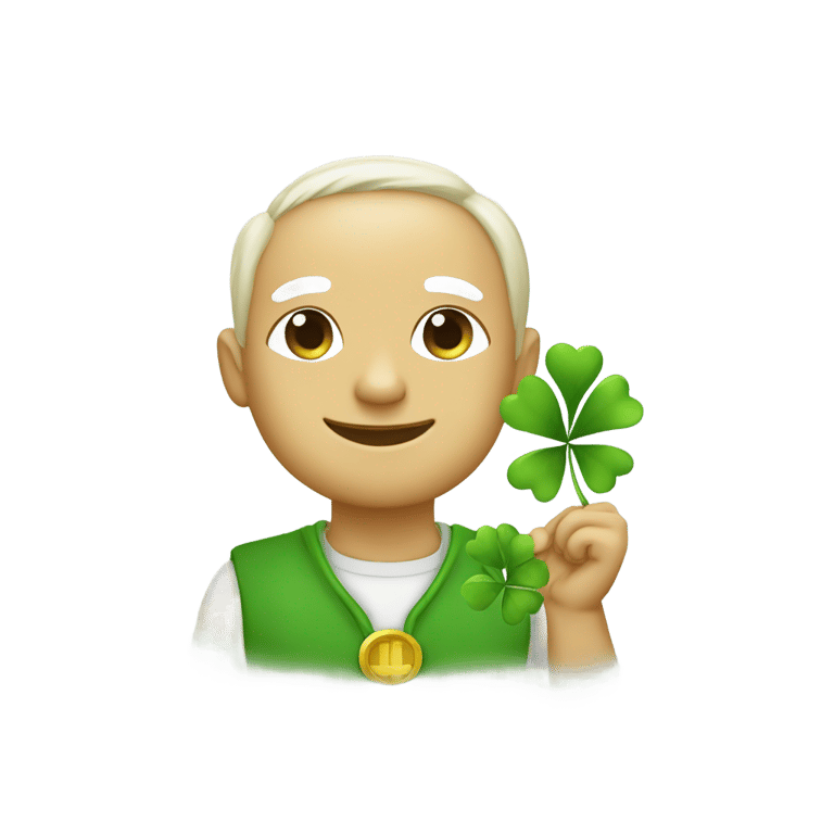 genmoji: bettterdays with 4 leaf clover + Cicero