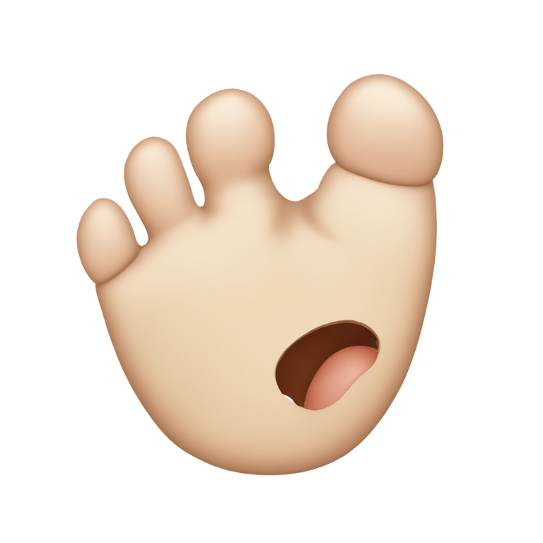 genmoji：脚趾骨折