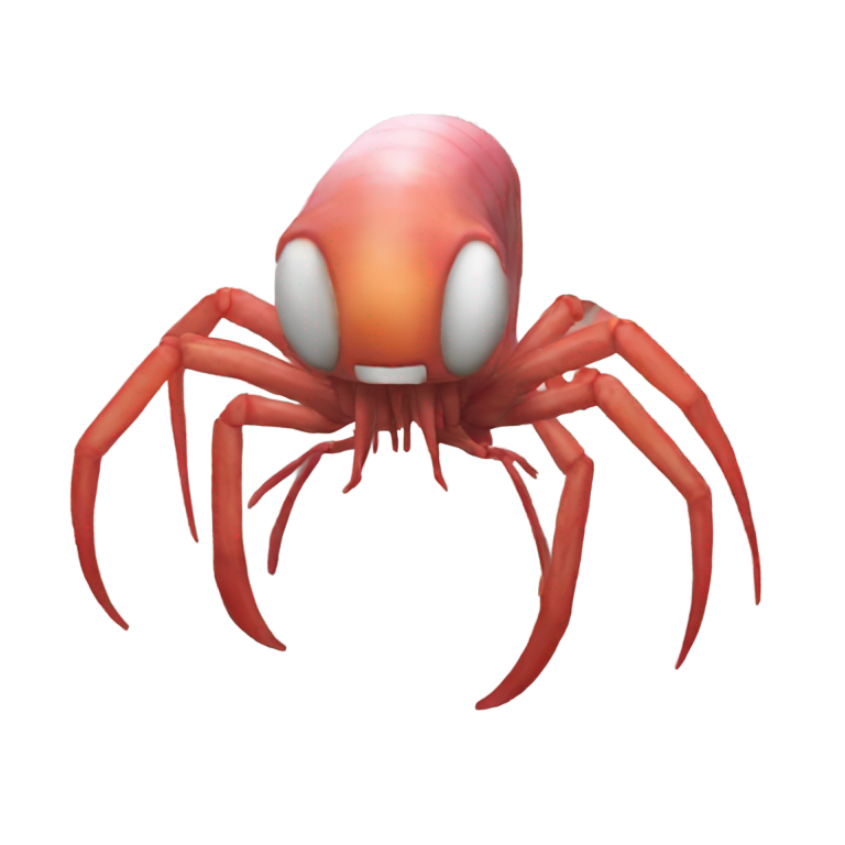 genmoji：shrimpo dandys world roblox mascot horror