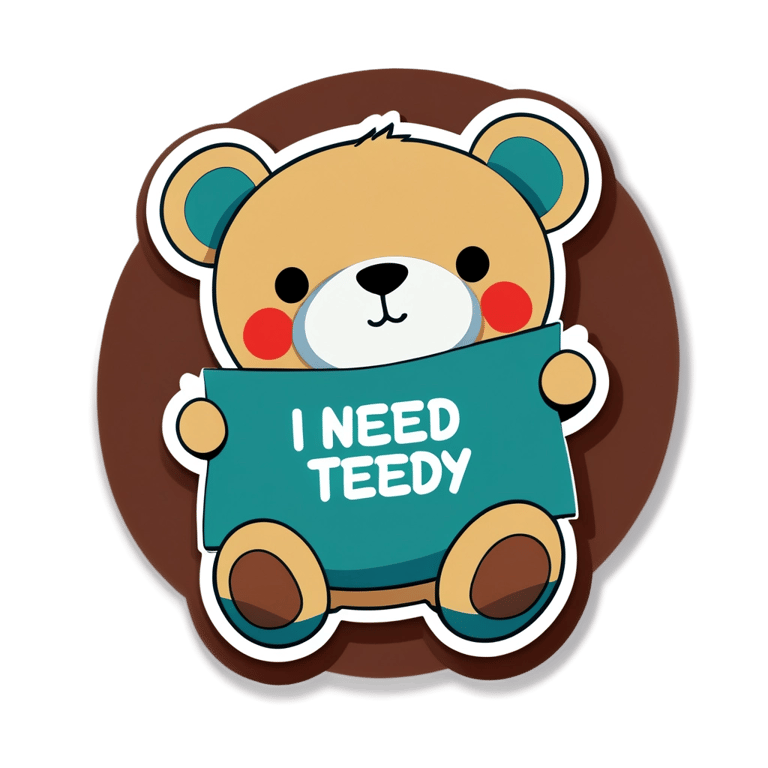 genmoji : I need teddy text box for writing