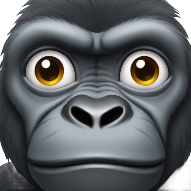 genmoji：大猩猩满脸吻痕 💋