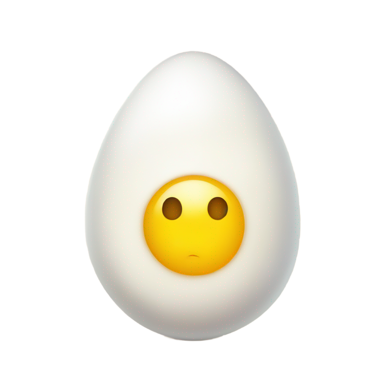genmoji：蛋黄可爱眼睛卡通角色