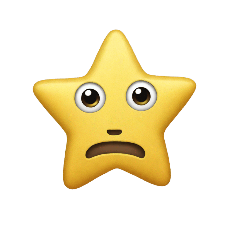 genmoji : Étoile de litière