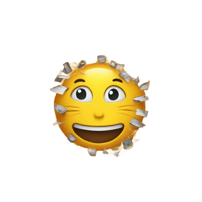 genmoji : Un émoji fou entouré de chiffres