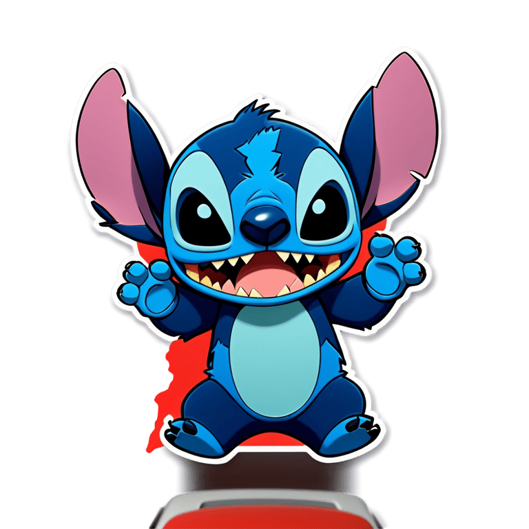 genmoji：stitch disney DEAD KILLED