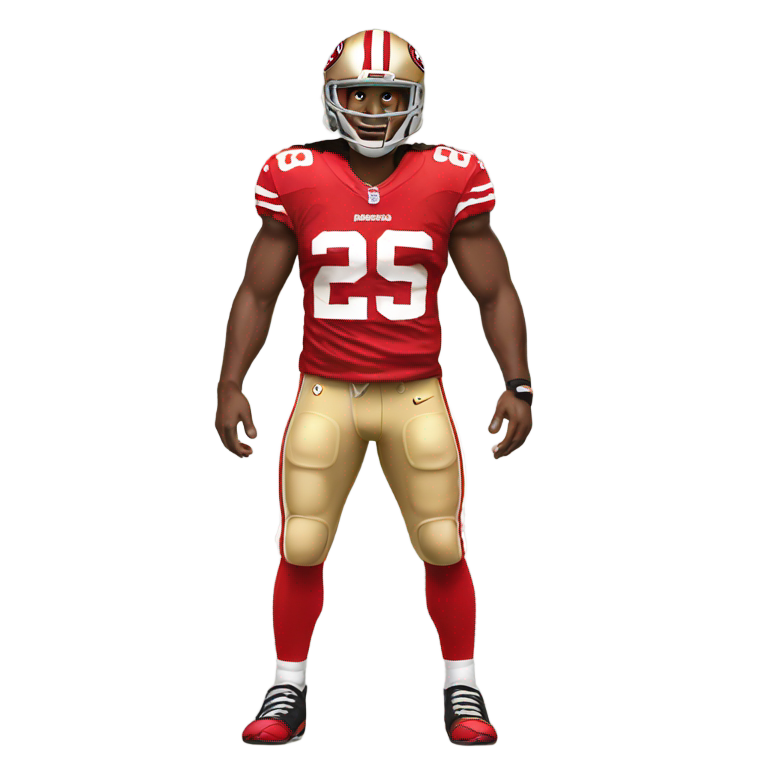 genmoji: 49ers player