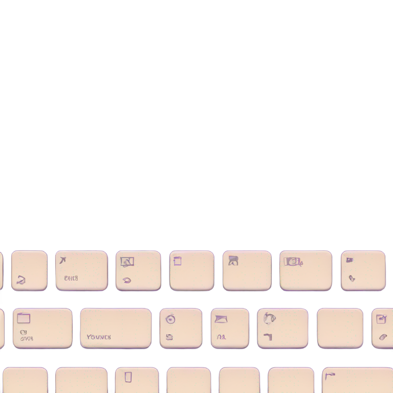 genmoji : Un clavier avec un fond violet
