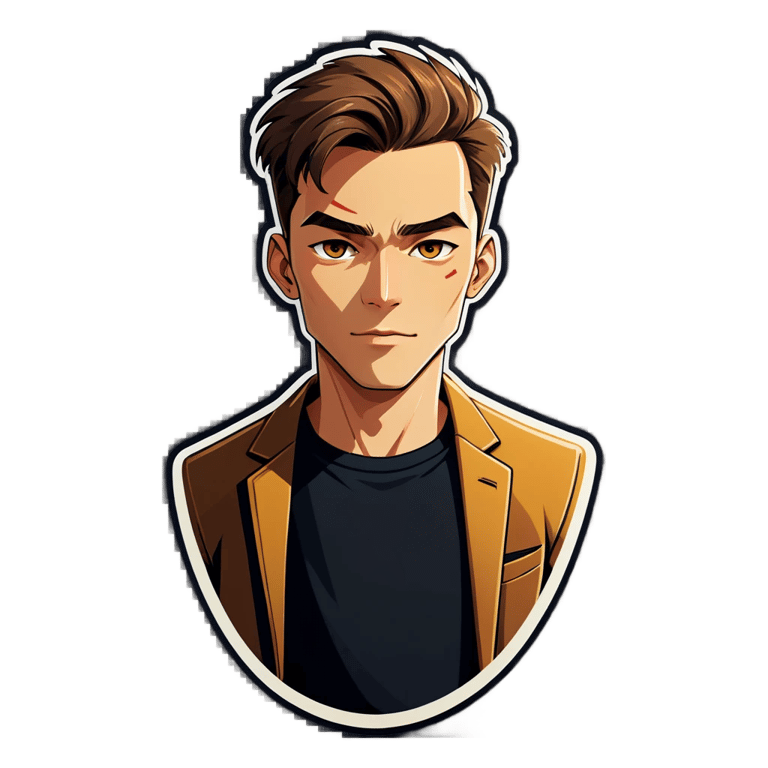 genmoji : Un mec cool et beau avec une peau dorée