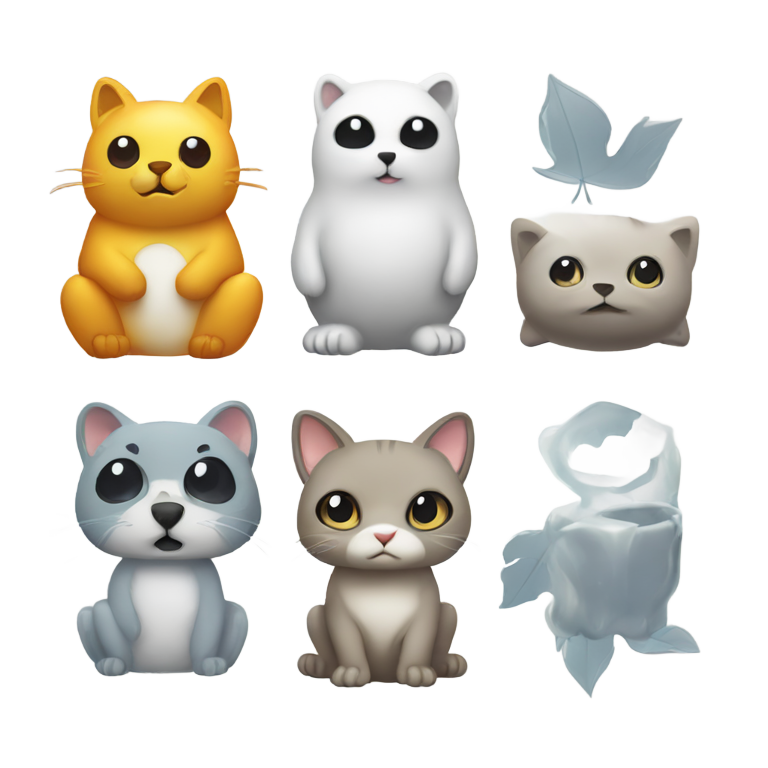絵文字：🏧🙀👻⌛🐨🍁